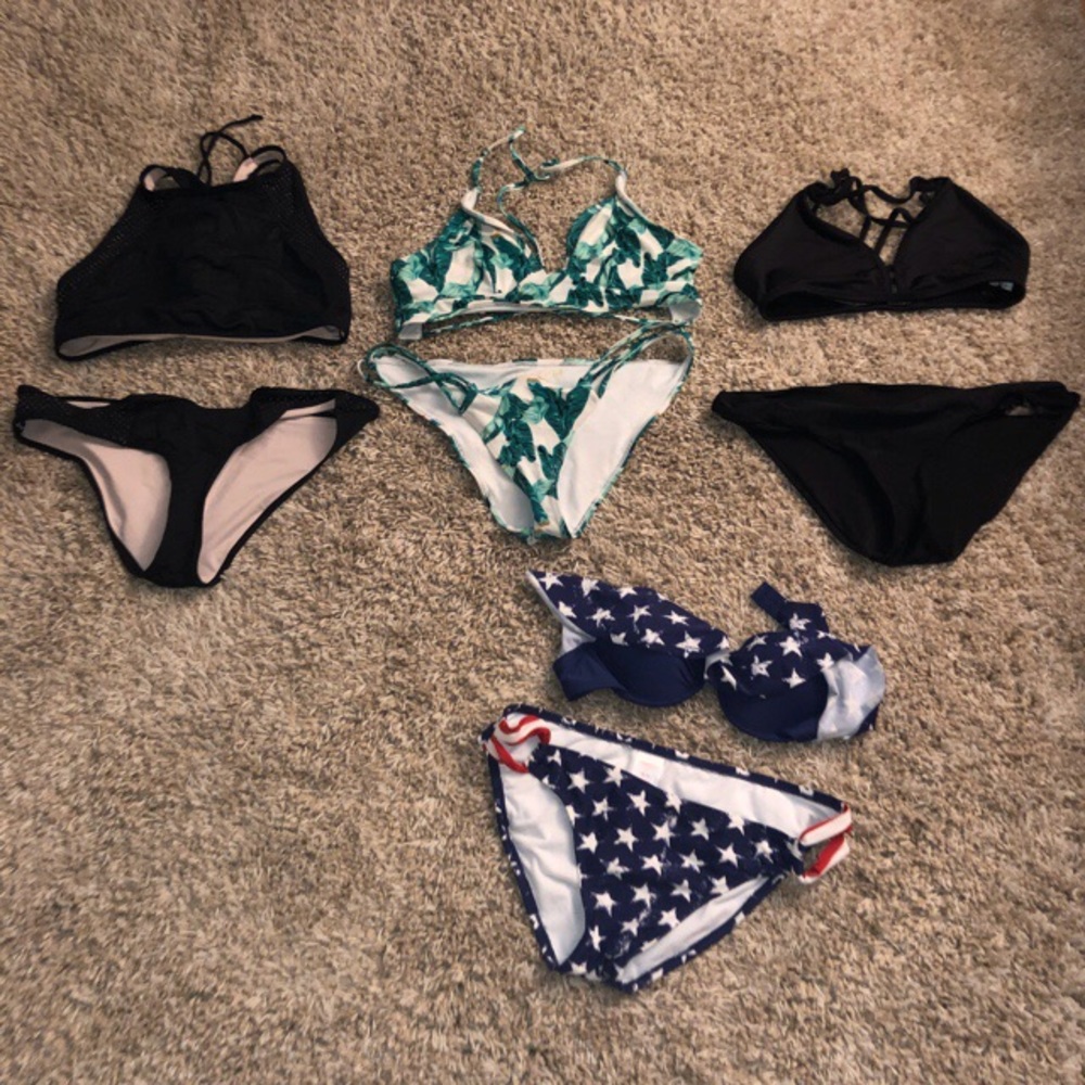 4 bikini sets size large